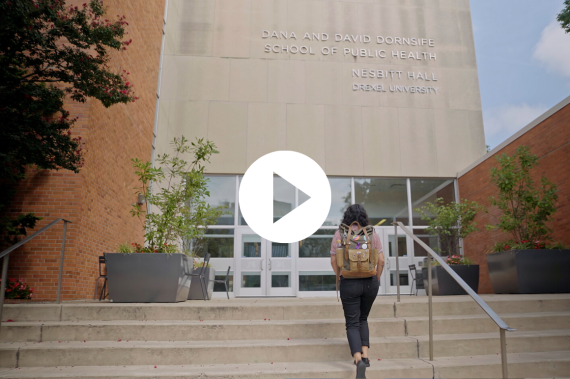Claudia Zumaeta Castillo enters Nesbitt Hall
